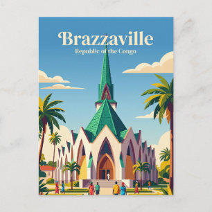 Cartão Postal Basílica de Santa Ana República do Congo