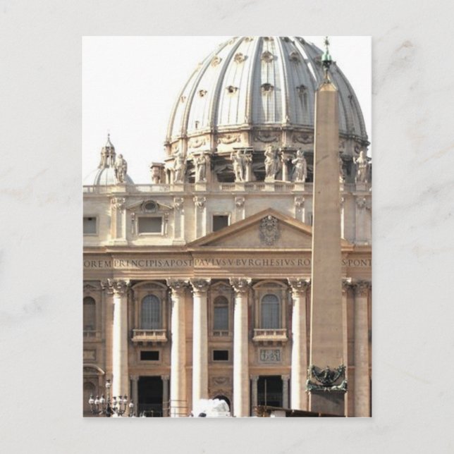 Cartão Postal Basilica di San Pietro (Frente)