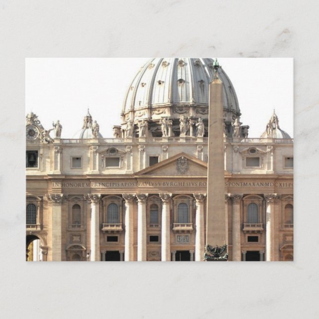 Cartão Postal Basilica di San Pietro (Frente)