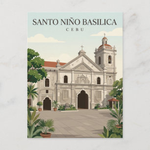 Cartão Postal Basílica Minore del Santo Niño Filipinas
