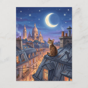 Cartão Postal Basílica Sacré-Coeur Montmartre Paris França