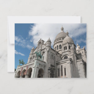 Cartão Postal Basilica Sacré-Coeur, Paris, França