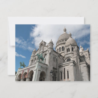 Cartão Postal Basilica Sacré-Coeur, Paris, França