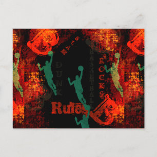 CARTÃO POSTAL BASKETBALL