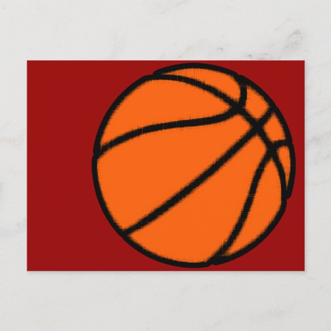 Cartão Postal basquete (bola) (Frente)