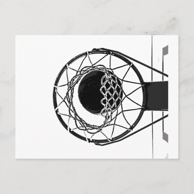 Cartão Postal Basquete de pop (Frente)