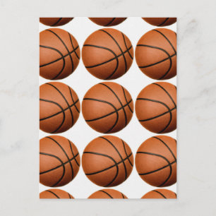 Cartão Postal Basquete de pop
