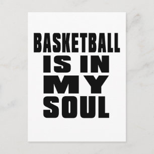 CARTÃO POSTAL BASQUETE ESTÁ NA MINHA ALMA