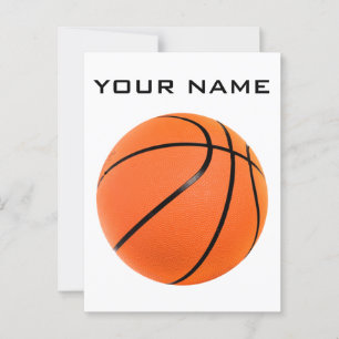 Cartão Postal Basquete Seu Nome