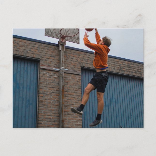 Cartão Postal Basquetebol Legal (Frente)