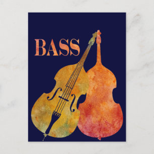 Cartão Postal Bass Duplo Quente