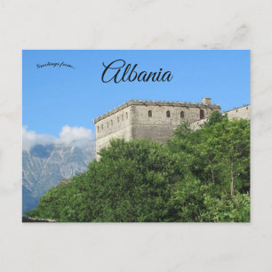 Cartão Postal Bastião do Castelo de Gjirokaster Gjirokaster Albâ