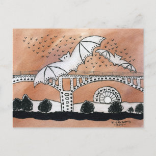 Cartão Postal Bastões da avenida do congresso