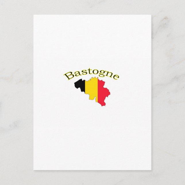 Cartão Postal Bastogne, Bélgica (Frente)