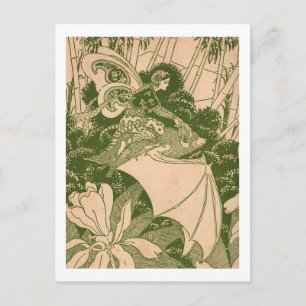 Cartão Postal Bat Fairy