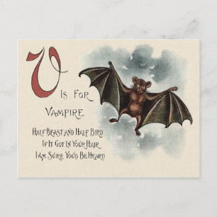 Cartão Postal Bat Vampiro Bobo Goofy