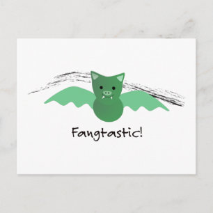 Cartão Postal Bat Verde Fangtástico