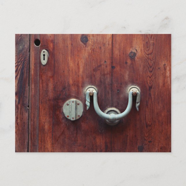 Cartão Postal Bata a porta (Frente)