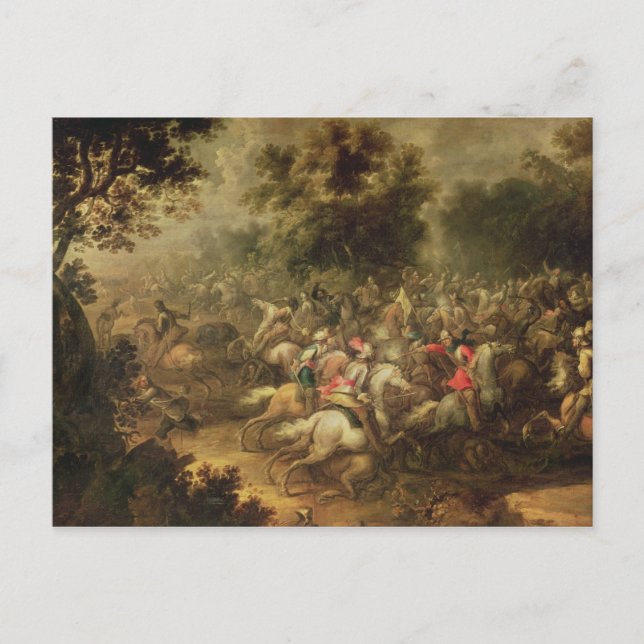 Cartão Postal Batalha da cavalaria (Frente)