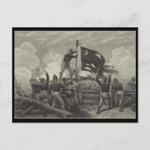 Cartão Postal Batalha da Ilha de Sullivan