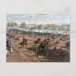 Cartão Postal Batalha da pintura de Gettysburg (restaurada)