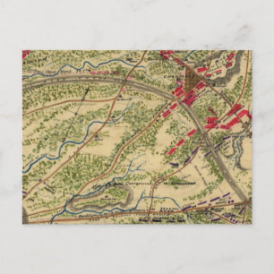 Cartão Postal Batalha de Chantilly (1862)