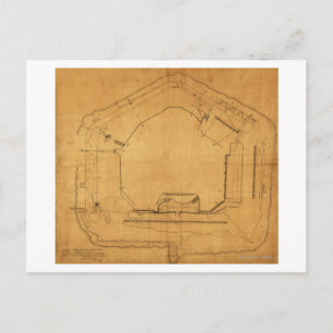 Cartão Postal Batalha de Fort Sumter - Guerra Civil Panorâmica 3