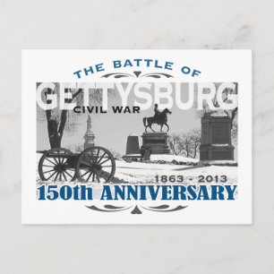 Cartão Postal Batalha de Gettysburg 150 Aniversário