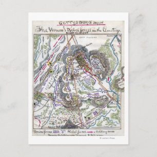 Cartão Postal Batalha de Gettysburg 6