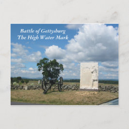 Cartão Postal Batalha de Gettysburg, Marca d'água Alta Postcard