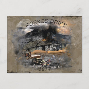 Cartão Postal Batalha De Rorkes Drift 1879