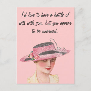 Cartão Postal Batalha de sagacidades