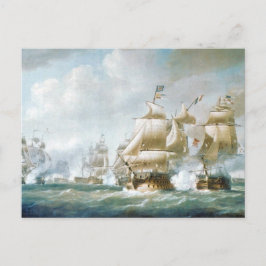 Cartão Postal Batalha de Santo Domingo, 1800