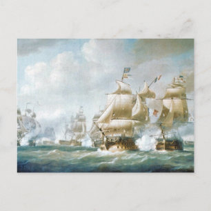 Cartão Postal Batalha de Santo Domingo, 1800