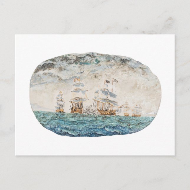 Cartão Postal Batalha de Traffic 1805 1998 (Frente)