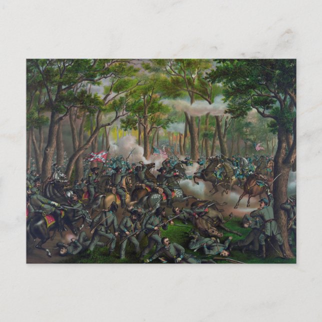Cartão Postal Batalha de Wilderness (Frente)