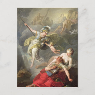 Cartão Postal Batalha entre Minerva e Marte, 1771