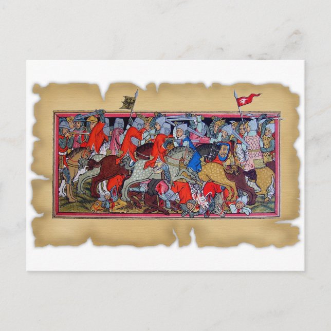 Cartão Postal Batalha Medieval (Frente)