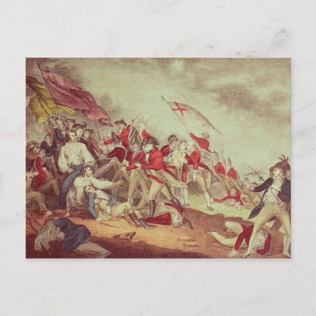 Cartão Postal Batalha no Monte Bunker (Frente)
