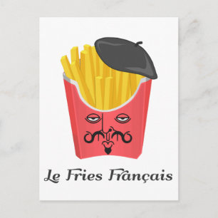 Cartão Postal Batatas fritas do Le de France