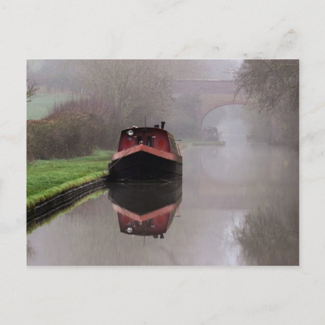 Cartão Postal Batelão Místico no Canal (Frente)