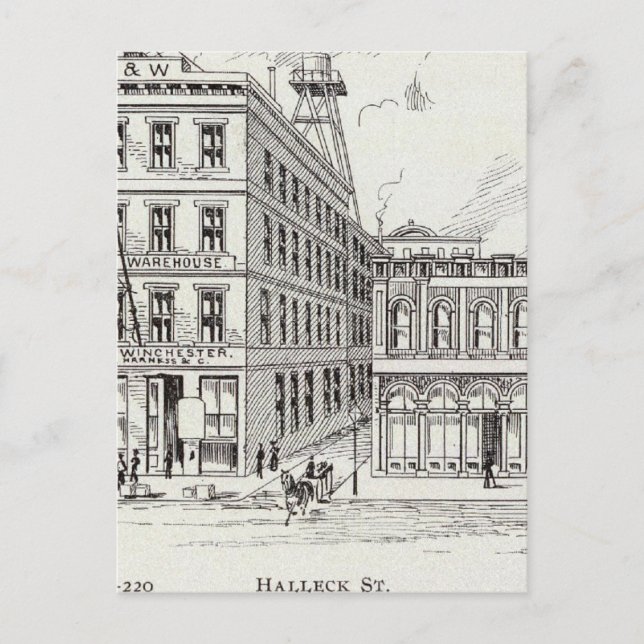 Cartão Postal Bateria do leste da Califórnia e Sacramento (Frente)