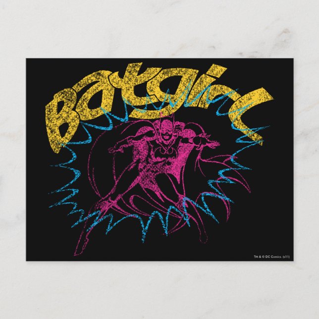 Cartão Postal Batgirl Power (Frente)