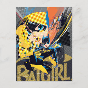 Cartão Postal Batgirl Swinging Kick