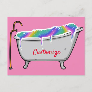 Cartão Postal Bath Bomb Babe Thunder_Cove