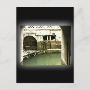 Cartão Postal Bath England 1986 Roman Bath1b snap-14067 jGibney