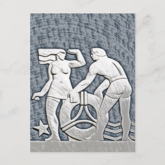 Cartão Postal Bathers (Frente)