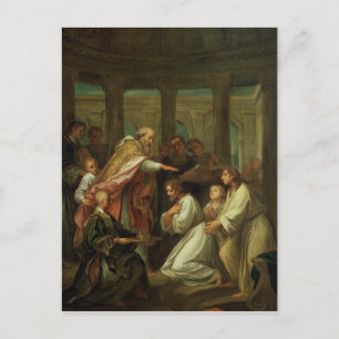 Cartão Postal Batismo de São Agostinho