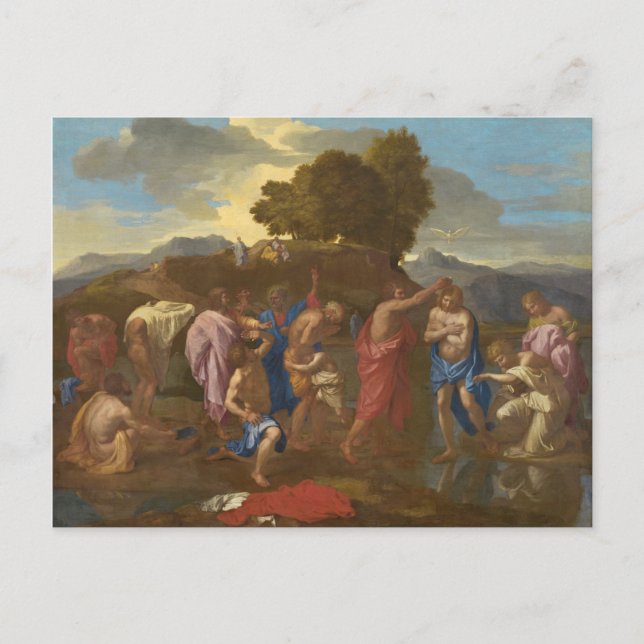 Cartão Postal Batismo do Cristo, 1641-42 (Frente)