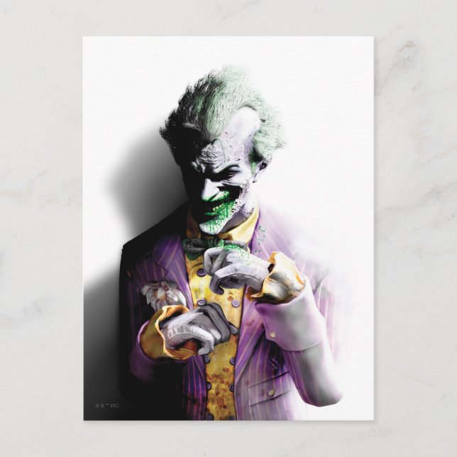 Cartão Postal Batman Arkham | Joker (Frente)